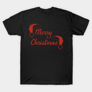 Merry Christmas Santa Hat T-Shirt